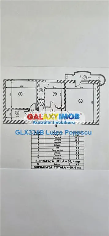 Vanzare apartament 2 camere 13 SEPTEMBRIE-DRUMUL SARII et4|8 60mp - foto 8