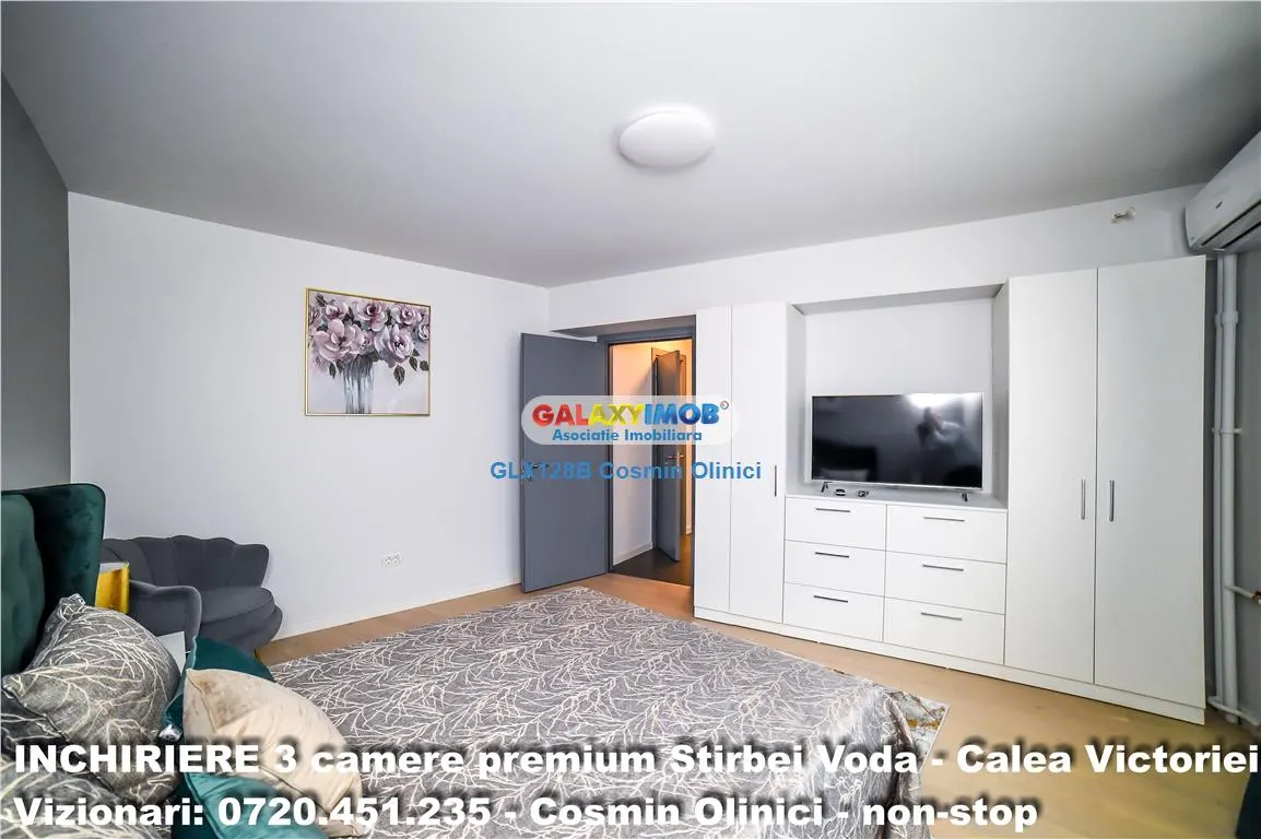 Inchirere 3 camere premium, prima inchiriere, Calea Victoriei - foto 12