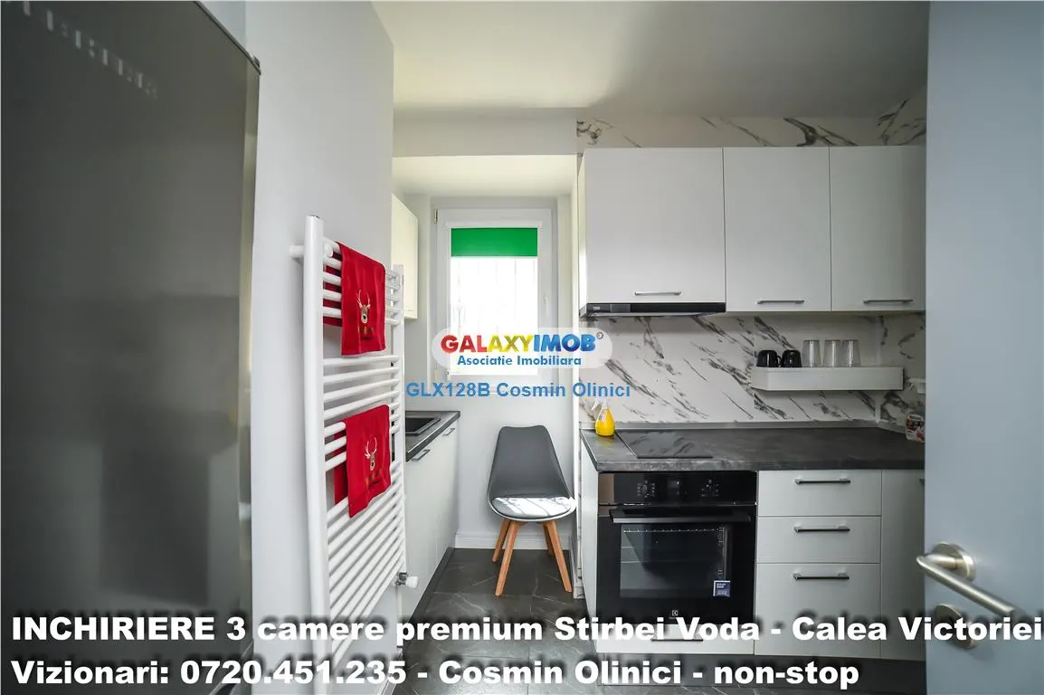 Inchirere 3 camere premium, prima inchiriere, Calea Victoriei - foto 13
