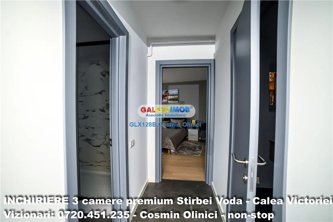 Inchirere 3 camere premium, prima inchiriere, Calea Victoriei - foto 17
