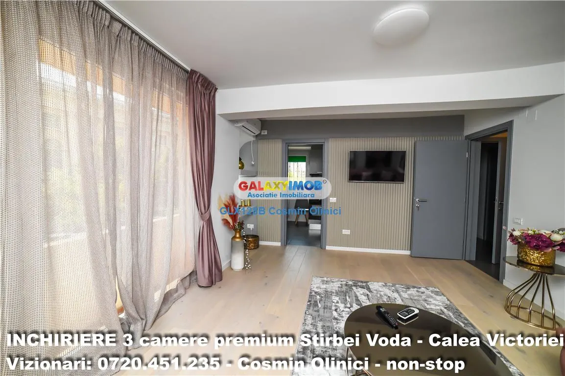 Inchirere 3 camere premium, prima inchiriere, Calea Victoriei - foto 4