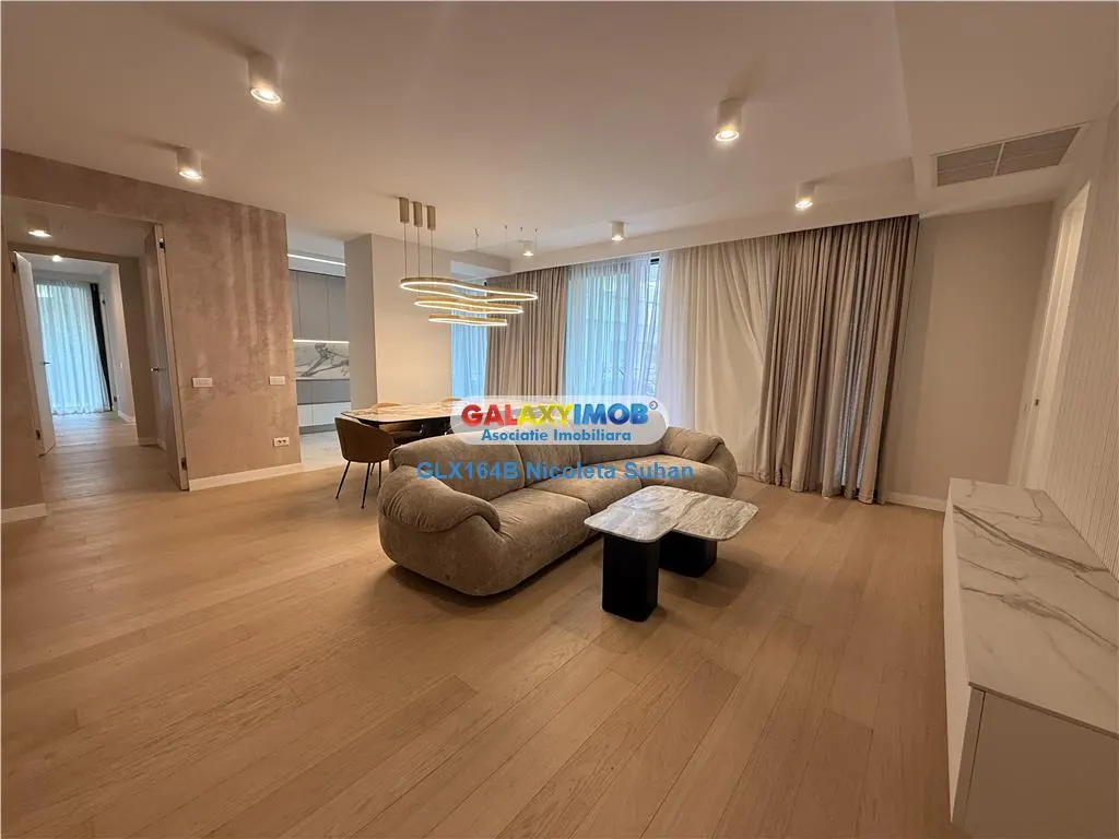 VANZARE APARTAMENT AVIATORILOR 4 CAMERE MOBILAT LUX - foto 1
