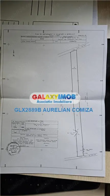 Vanzare teren 5000mp intravilan  zona Caldararu-Cernica-A2 - foto 2