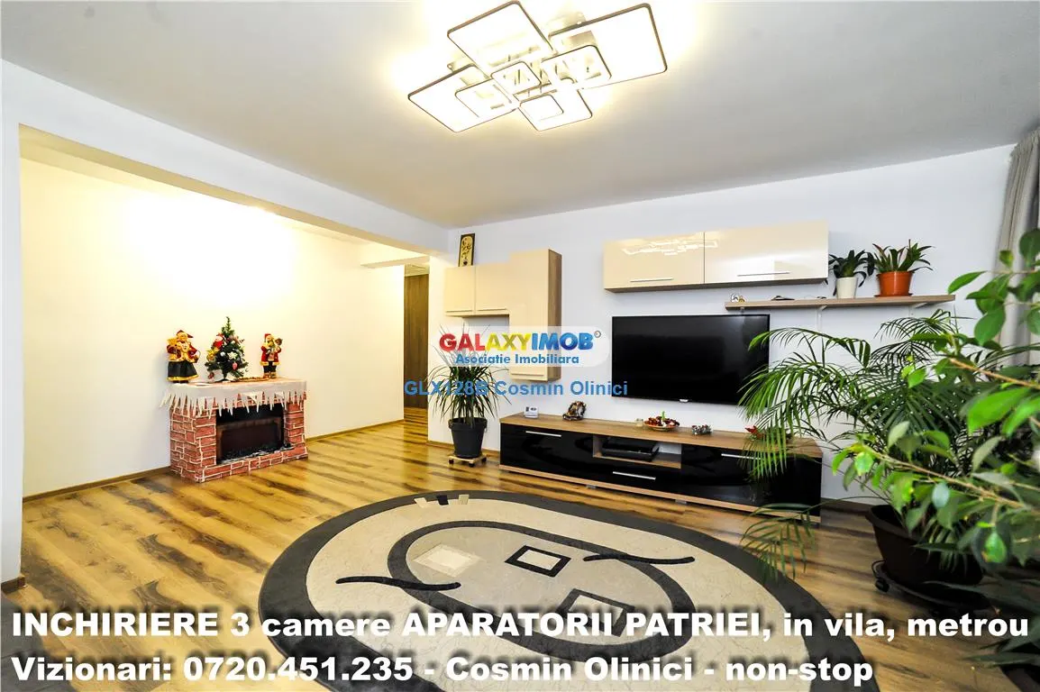 INCHIRIERE 3 camere BERCENI - Aparatorii Patriei, metrou, in vila - foto 2