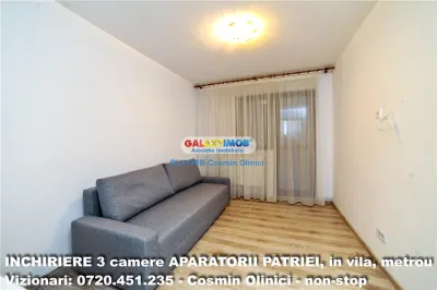 INCHIRIERE 3 camere BERCENI - Aparatorii Patriei, metrou, in vila - foto 12