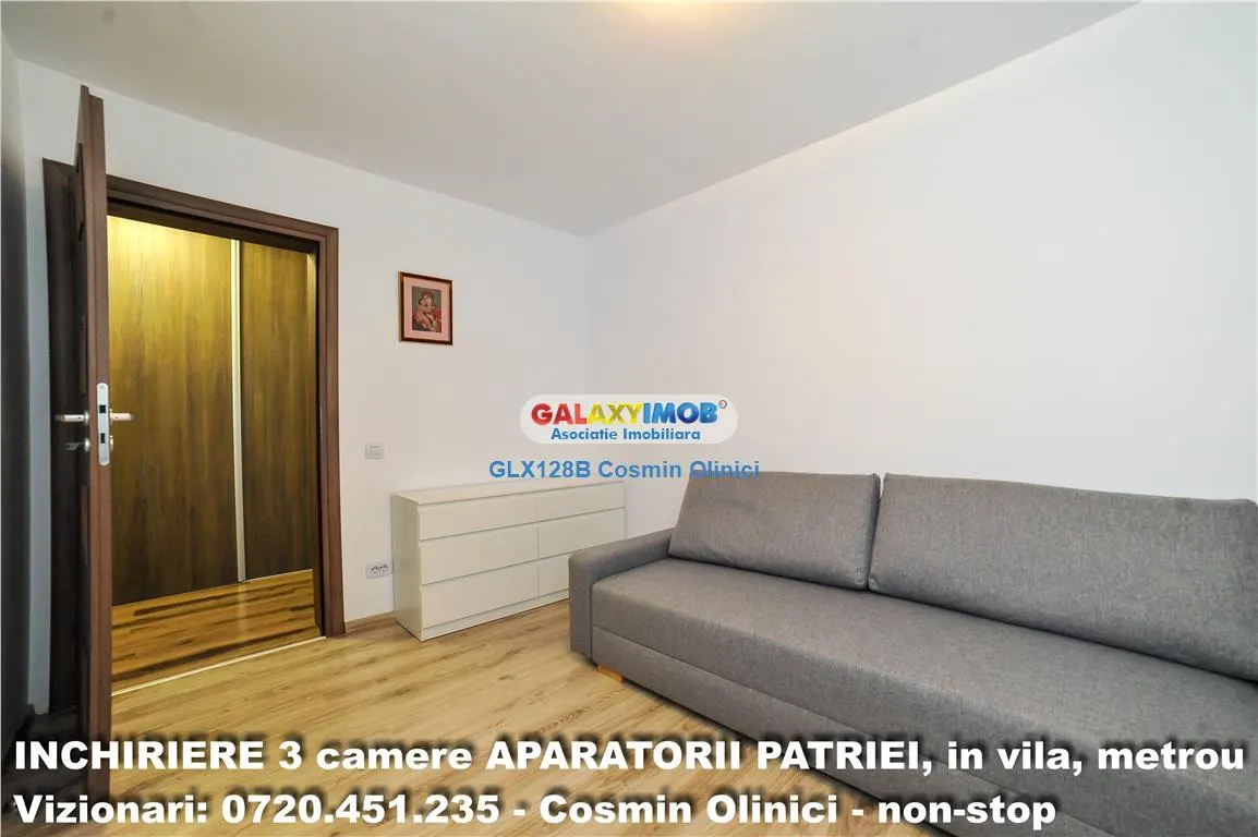 INCHIRIERE 3 camere BERCENI - Aparatorii Patriei, metrou, in vila - foto 13