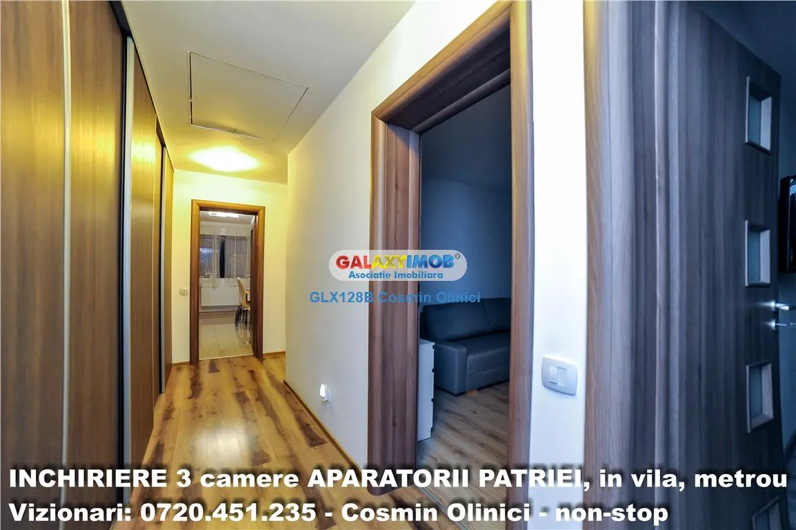 INCHIRIERE 3 camere BERCENI - Aparatorii Patriei, metrou, in vila - foto 14