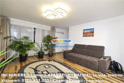 INCHIRIERE 3 camere BERCENI - Aparatorii Patriei, metrou, in vila - foto 5