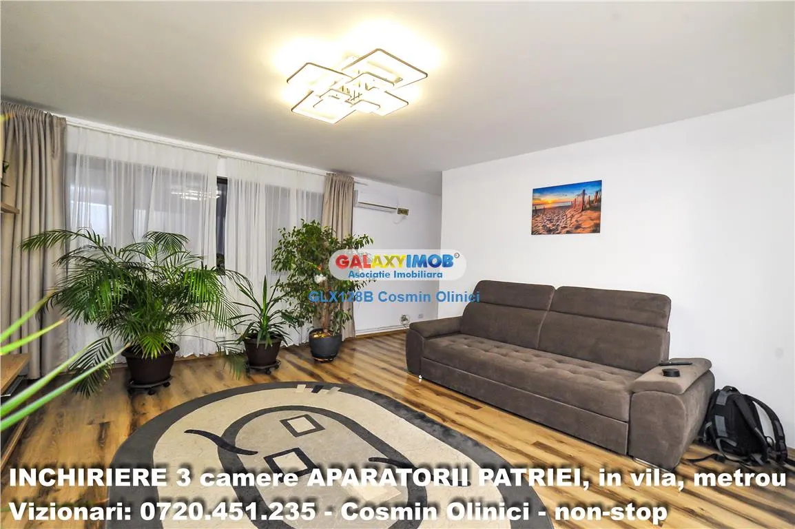 INCHIRIERE 3 camere BERCENI - Aparatorii Patriei, metrou, in vila - foto 5