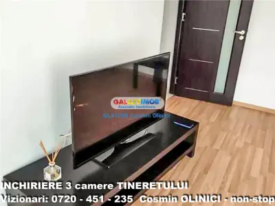 Apartament 3 camere Timpuri Noi Tineretului decomandat 70 mp metrou ap - foto 13