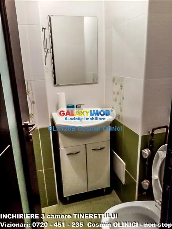 Apartament 3 camere Timpuri Noi Tineretului decomandat 70 mp metrou ap - foto 6