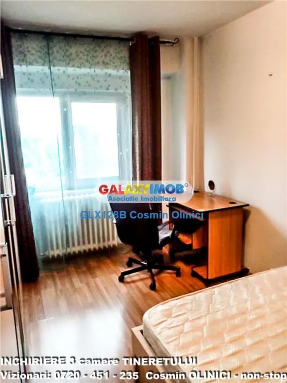 Apartament 3 camere Timpuri Noi Tineretului decomandat 70 mp metrou ap - foto 8