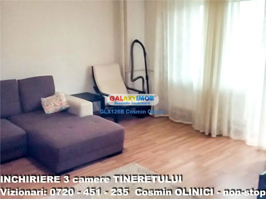 Apartament 3 camere Timpuri Noi Tineretului decomandat 70 mp metrou ap - foto 10