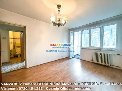 Apartament 2 camere Bd Obregia etaj 2 aproape Grand Arena 50 mp - foto 1