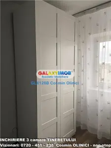 Inchiriere apartament 3 camere Tineretului decomandat mobilat - foto 19