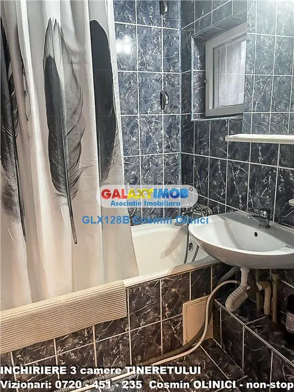 Inchiriere apartament 3 camere Tineretului decomandat mobilat - foto 6