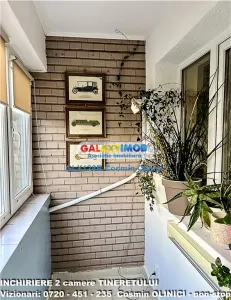 Inchiriere apartament 2 camere Tineretului vedere parc mobilat - foto 11