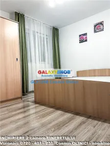 Inchiriere apartament 2 camere Tineretului vedere parc mobilat - foto 3