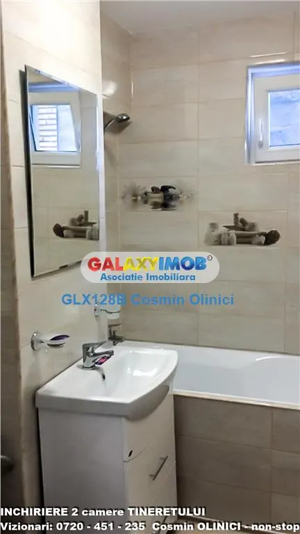 Inchiriere apartament 2 camere Tineretului vedere parc mobilat - foto 7