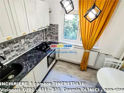 Inchiriere garsoniera Tineretului decomandata renovata langa metrou - foto 2