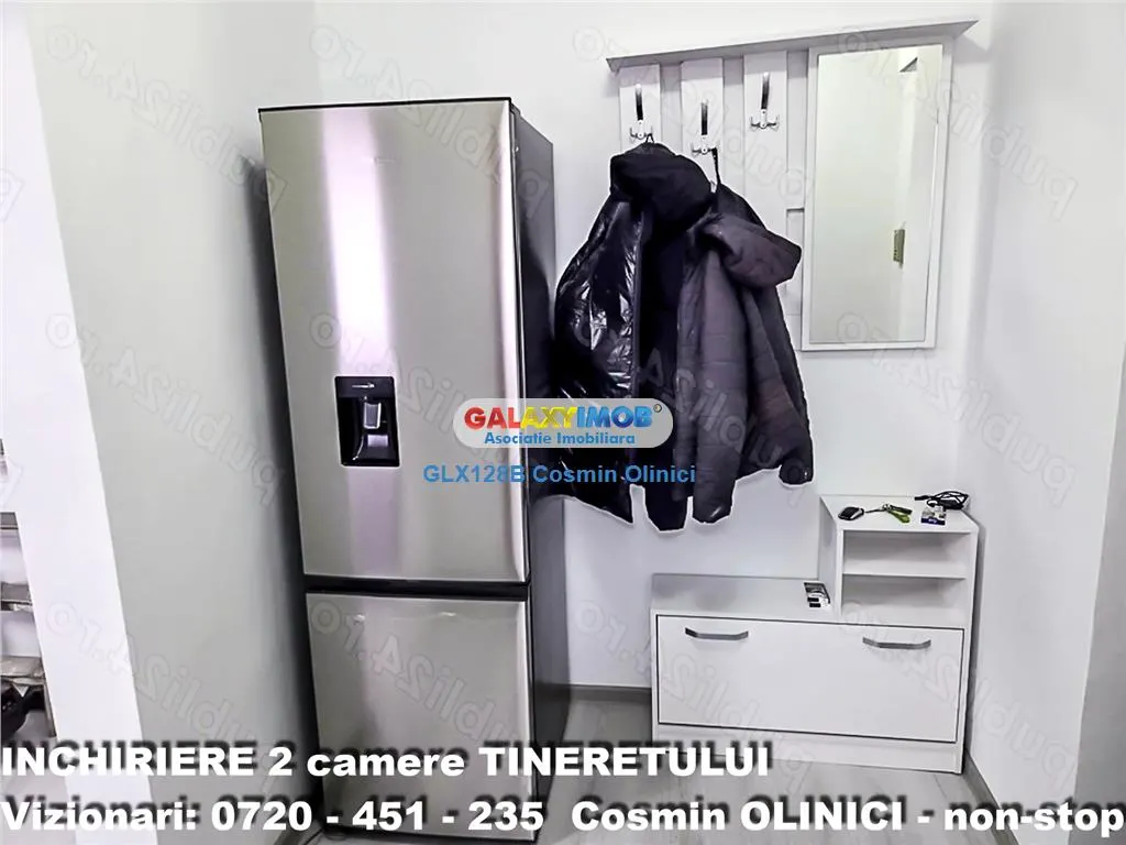 Inchiriere apartament 2 camere Tineretului langa metrou renovat - foto 8