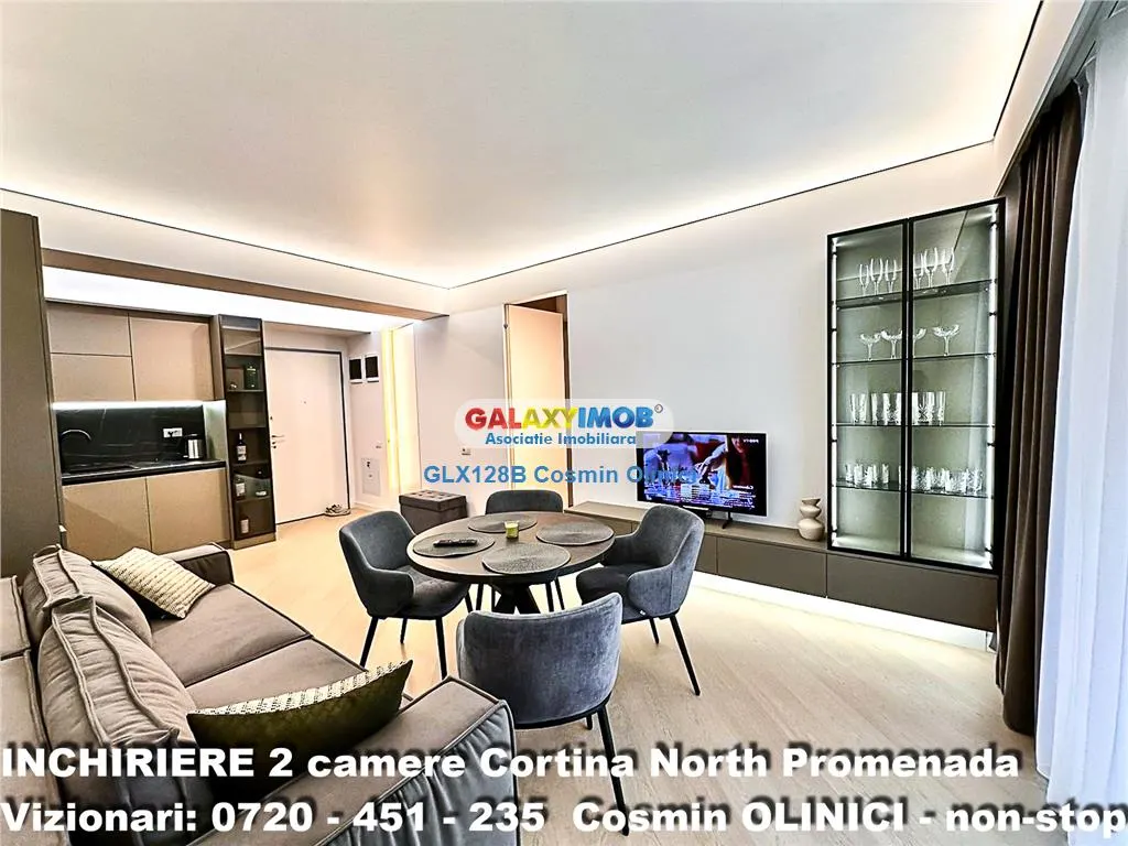 Inchiriere apartament 2 camere Cortina North Pipera - Promenada Mall - foto 1