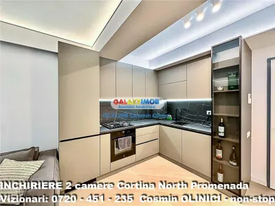 Inchiriere apartament 2 camere Cortina North Pipera - Promenada Mall - foto 3