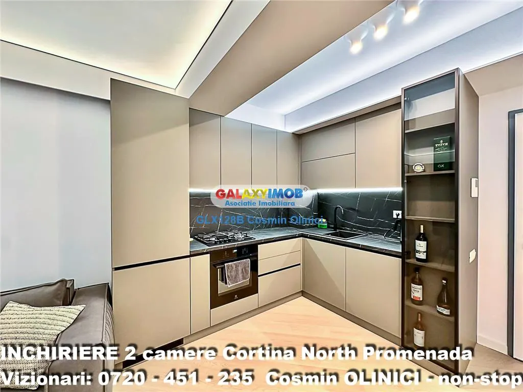 Inchiriere apartament 2 camere Cortina North Pipera - Promenada Mall - foto 3