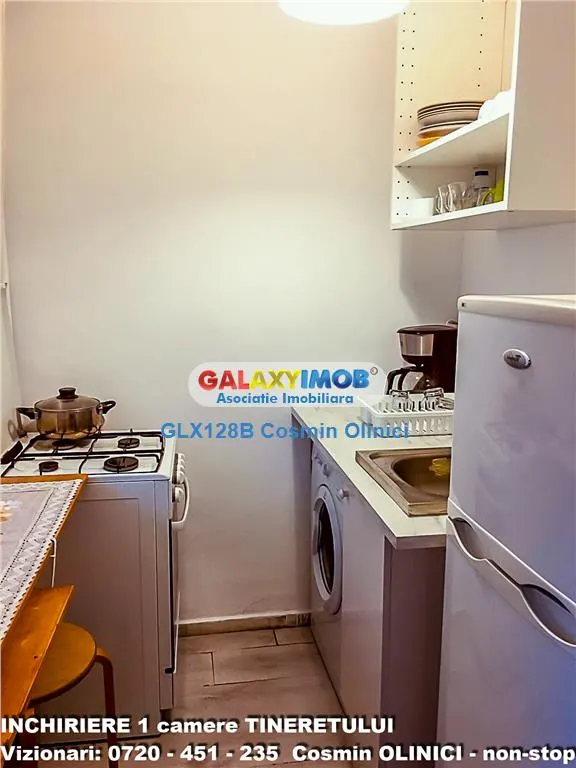 Inchiriere garsoniera Tineretului mobilata utilata langa parc - foto 3