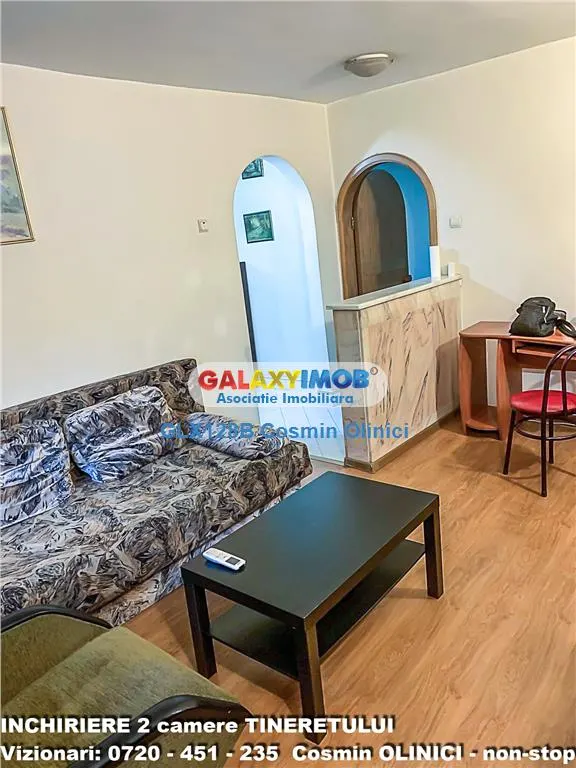 Inchiriere apartament 2 camere Timpuri Noi langa metrou mobilat utilat - foto 2