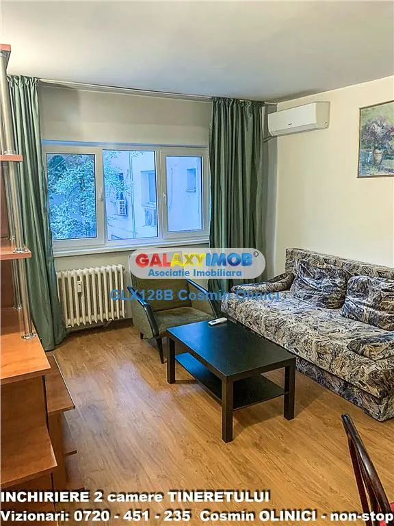 Inchiriere apartament 2 camere Timpuri Noi langa metrou mobilat utilat - foto 3