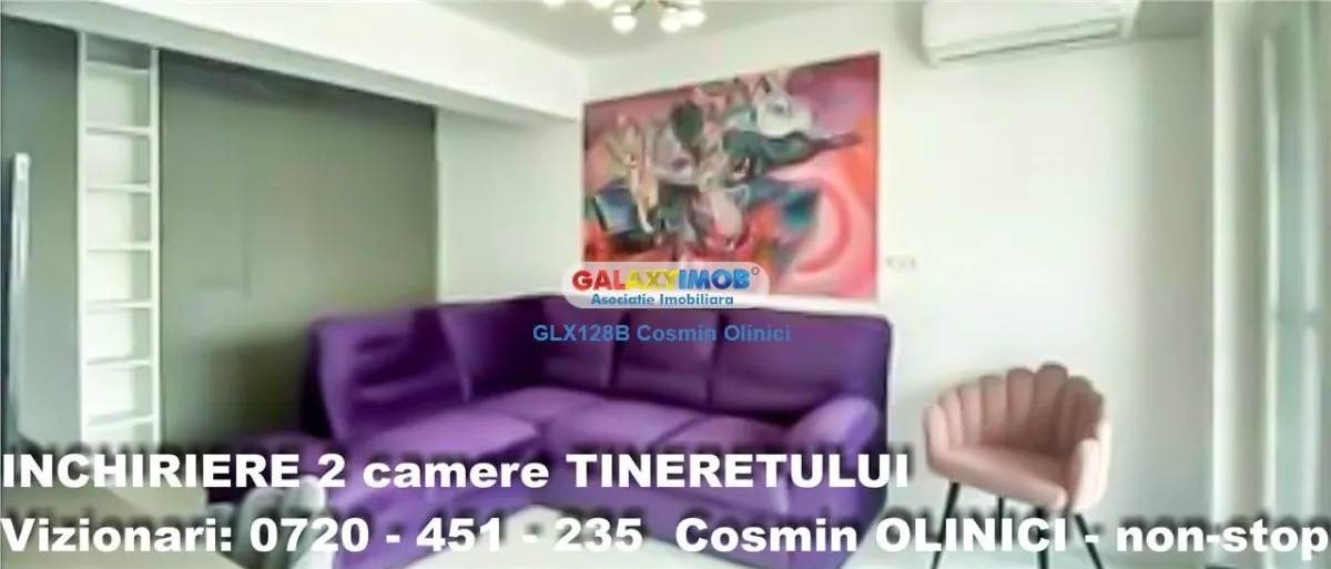 Inchiriere apartament 2 camere Timpuri Noi langa metrou mobilat utilat - foto 4