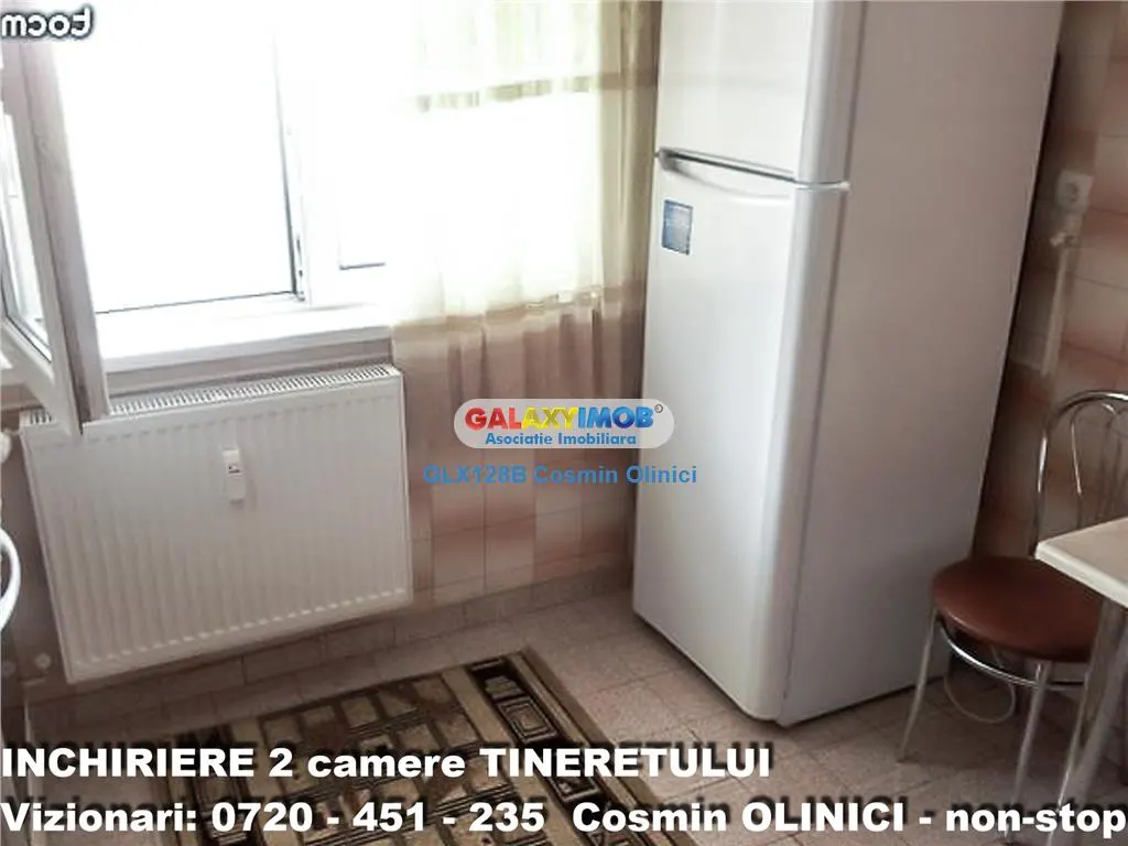 Inchiriere apartament 2 camere Tineretului langa parc mobilat utilat - foto 11