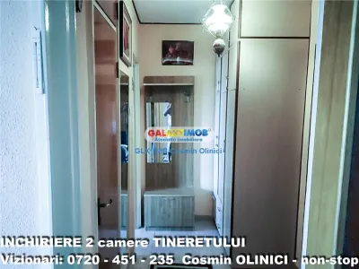 Inchiriere apartament 2 camere Tineretului langa parc mobilat utilat - foto 14