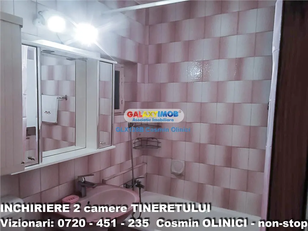 Inchiriere apartament 2 camere Tineretului langa parc mobilat utilat - foto 15