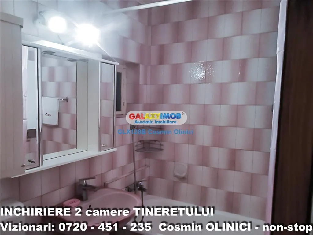 Inchiriere apartament 2 camere Tineretului langa parc mobilat utilat - foto 16