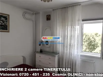 Inchiriere apartament 2 camere Tineretului langa parc mobilat utilat - foto 7