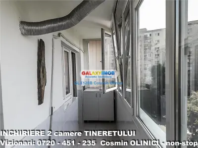 Inchiriere apartament 2 camere Tineretului langa parc mobilat utilat - foto 9
