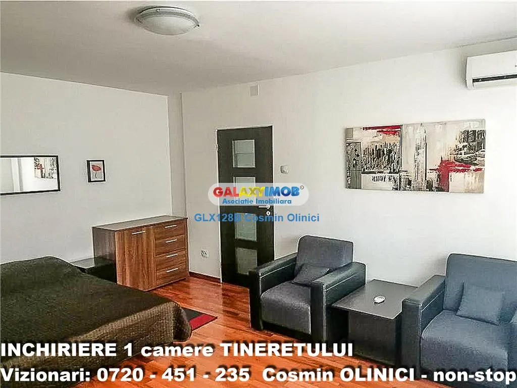 Garsoniera de inchiriat, Tineretului - Piata Norilor, 42 mp, bloc 1989 - foto 2