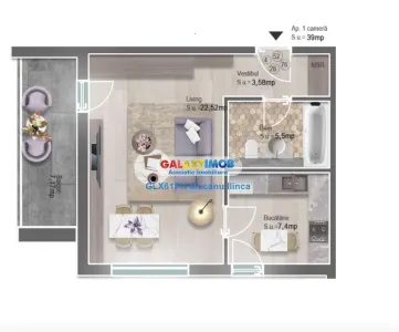 Inchiriere studio pentru birouri, MRS Gradini, Albert, Ploiesti - Ploiesti