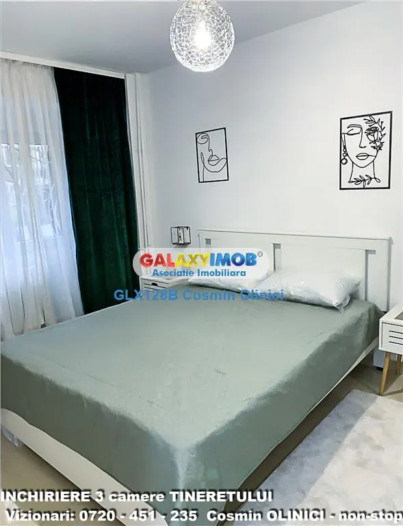 Inchiriere 3 camere dec Timpuri Noi - prima inchiriere - renovat - foto 4