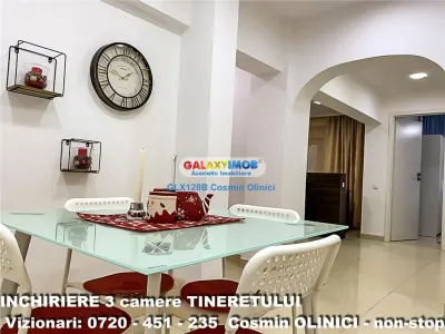 Inchiriere 3 camere dec Timpuri Noi - prima inchiriere - renovat - foto 7