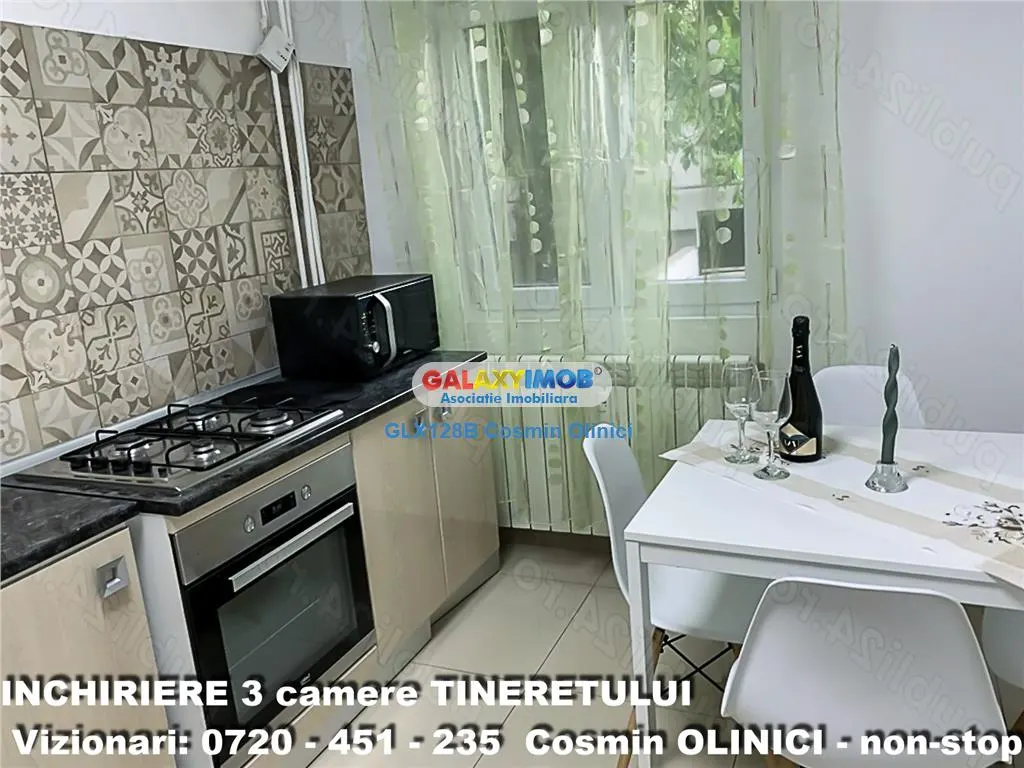 Inchiriere 3 camere dec Timpuri Noi - prima inchiriere - renovat - foto 8