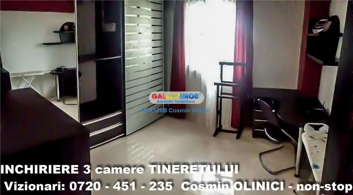 Inchiriere 3 camere Tineretului - langa metrou - 87 mp - etaj 9 - foto 5
