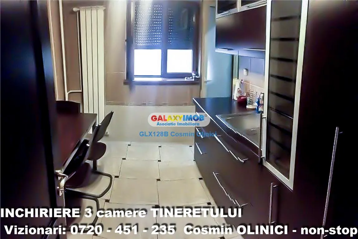 Inchiriere 3 camere Tineretului - langa metrou - 87 mp - etaj 9 - foto 7
