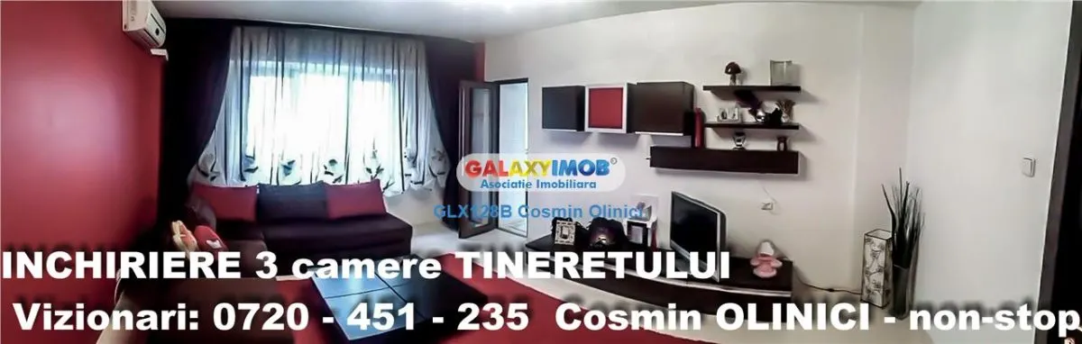 Inchiriere 3 camere Tineretului - langa metrou - 87 mp - etaj 9 - foto 8