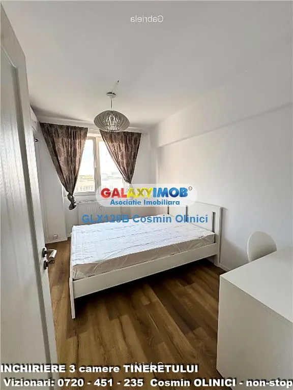 Inchiriere 3 camere Tineretului - 3 minute metrou - foto 3
