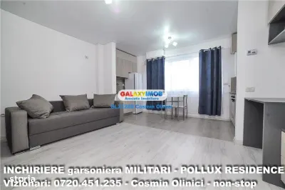 Inchiriere garsoniera bloc nou Militari - Pollux Residence - Dudu