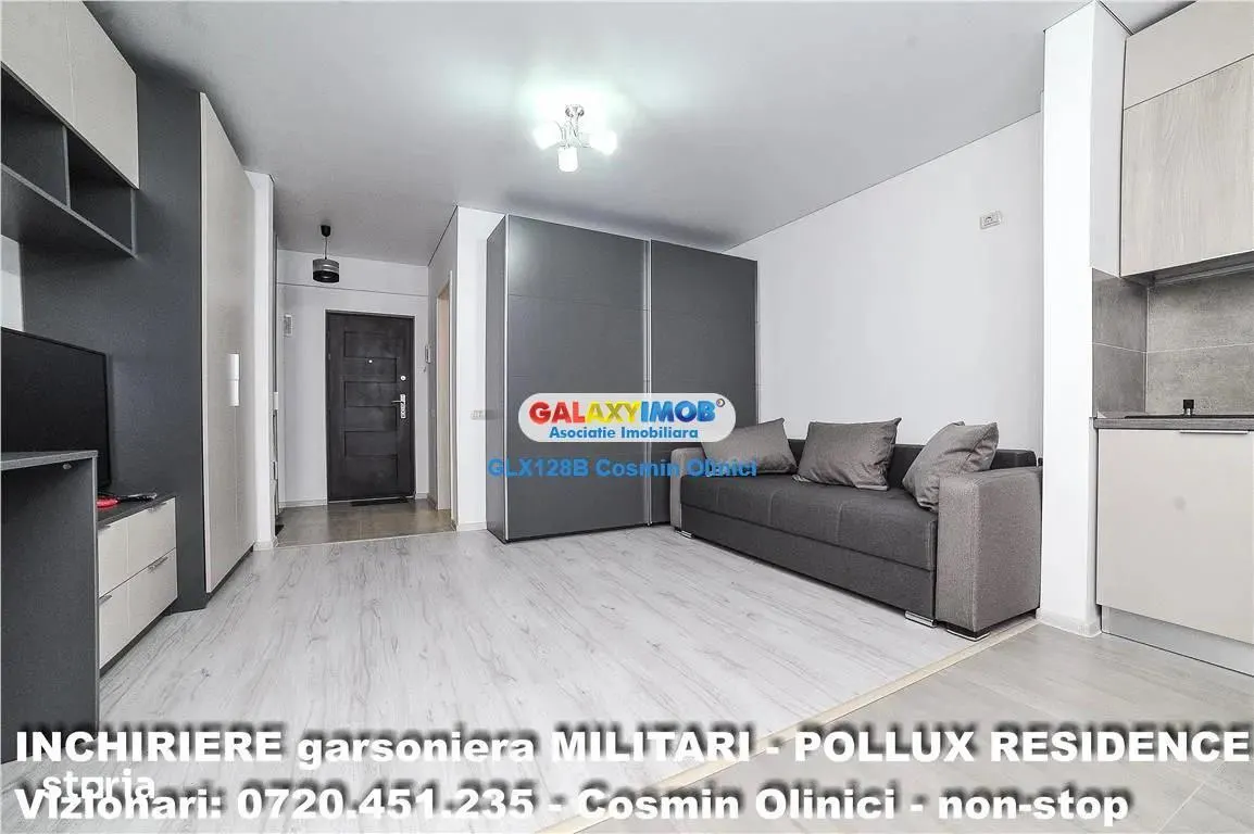 Inchiriere garsoniera bloc nou Militari - Pollux Residence - foto 11