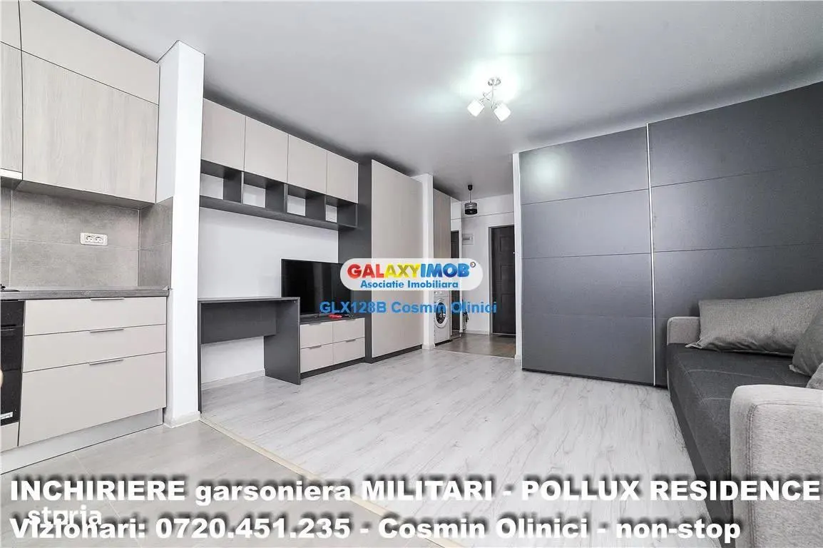 Inchiriere garsoniera bloc nou Militari - Pollux Residence - foto 3
